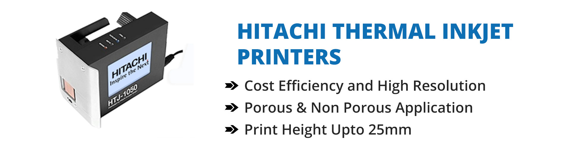 authorized dealer of hitachi thermal inkjet printer